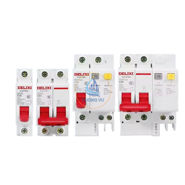 Cầu Dao Công Tắc DELIXI 1P-4P 1A-125A