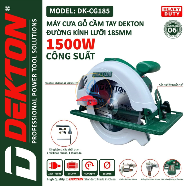 Máy Cưa Gỗ Dekton DK-CG185
